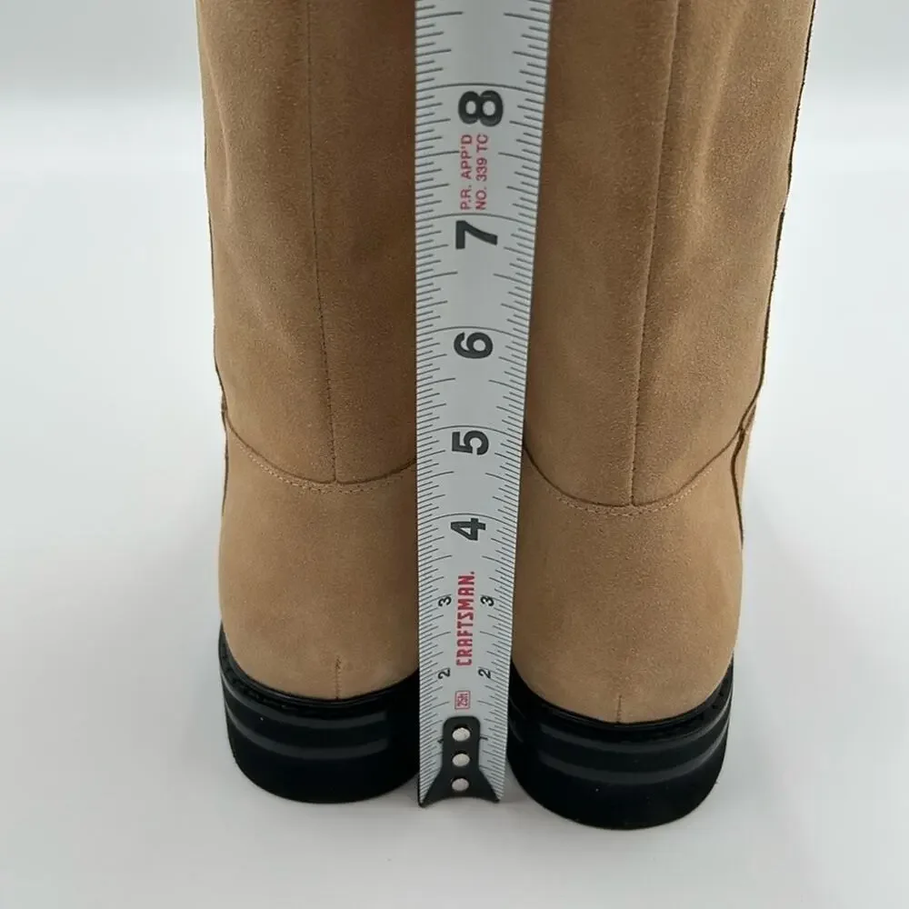 Stuart Weitzman Over-the-Knee Boots Sand Color Size 8 B NWT